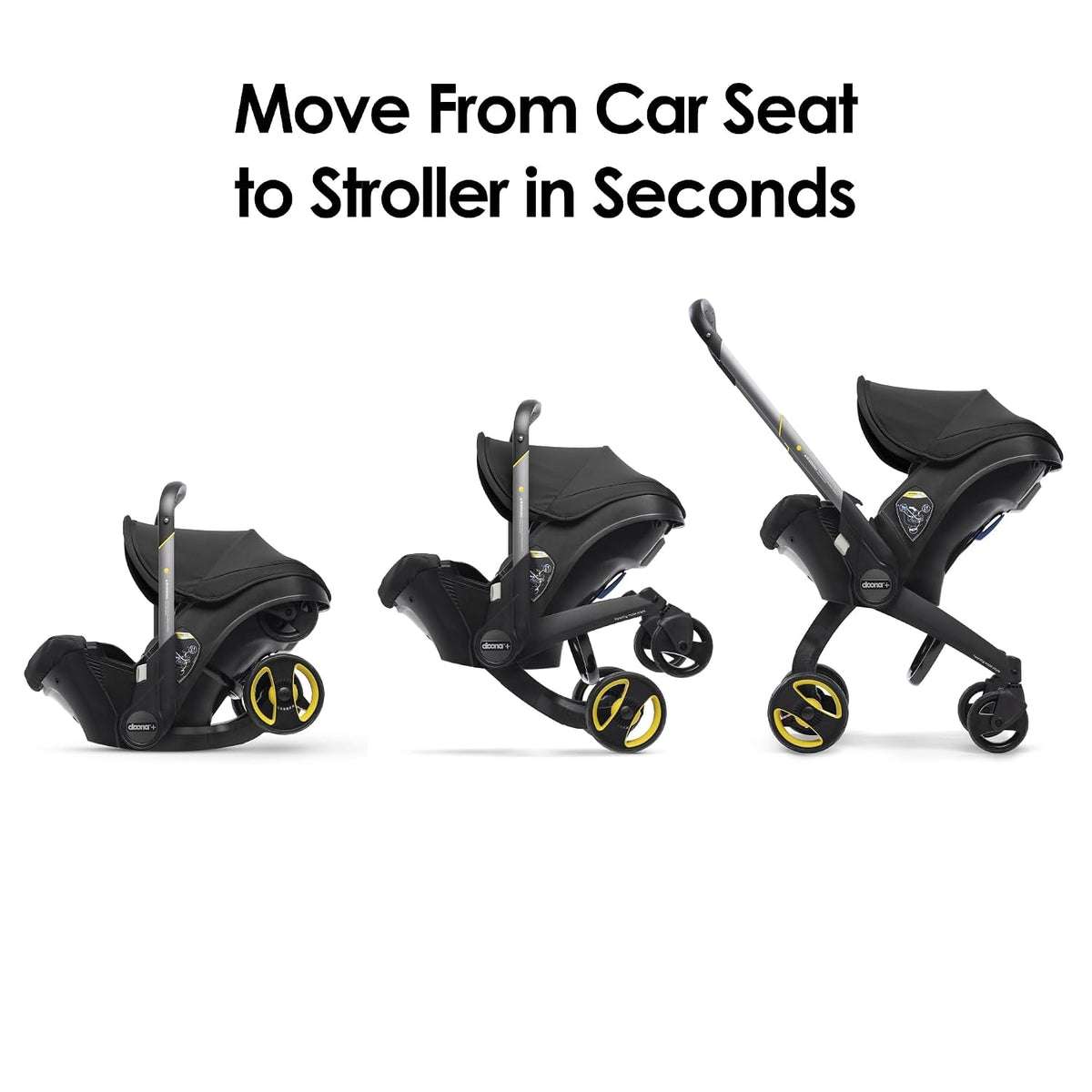 Car Seat  Stroller, Nitro Black - All in One Travel System Dona