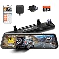 Wolfbox G900 Tripro Bumper 3 Channel 4K Mirror Dash Cam,8MP