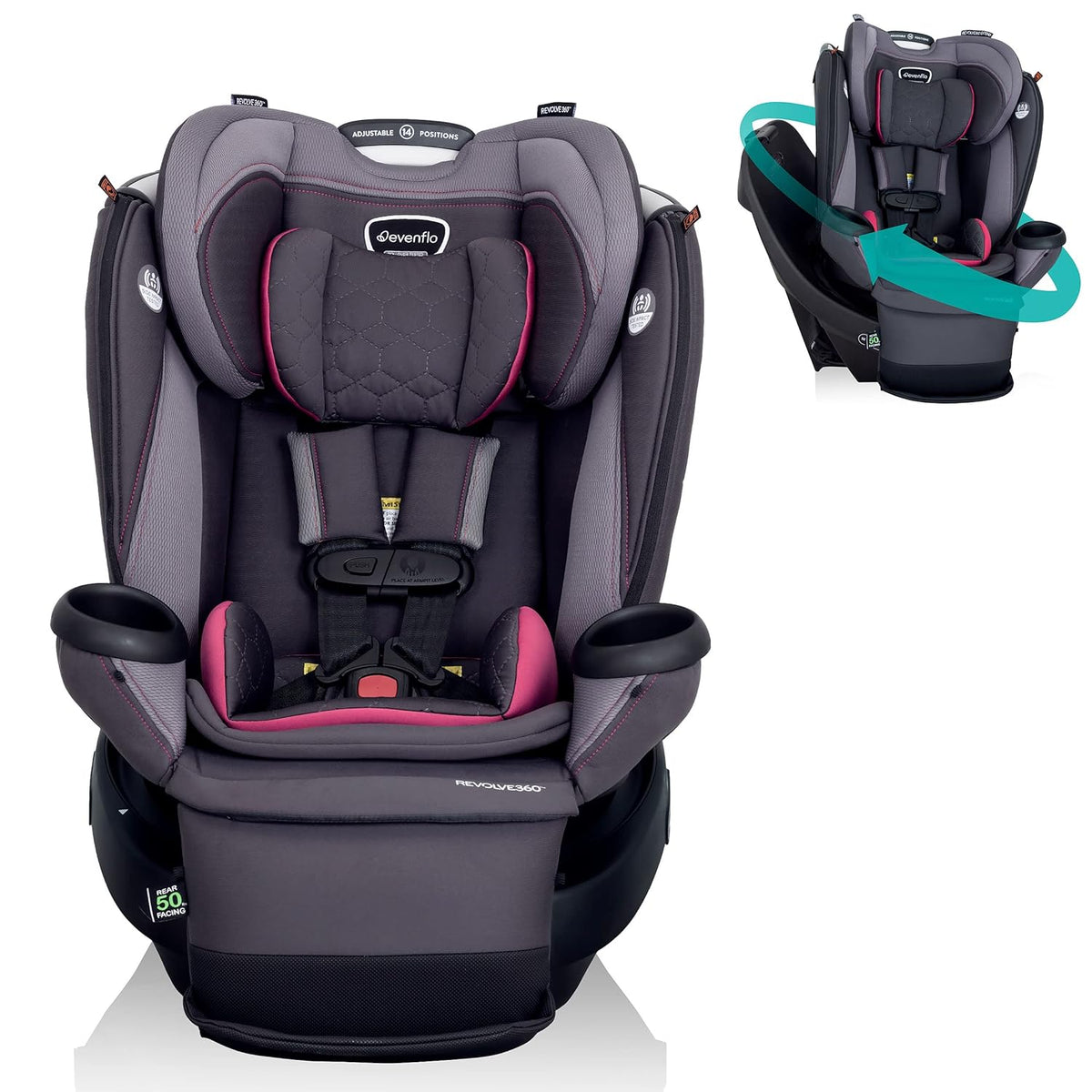 Evenflo Revolve360 Extend All-in-One Rotating Car Seat