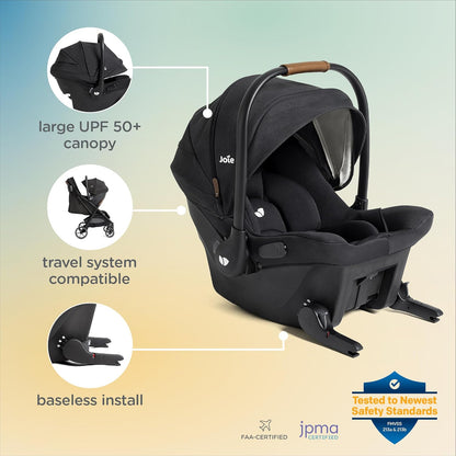 Joie Baby Mint Latch Baseless Infant Car Seat, Lightweight
