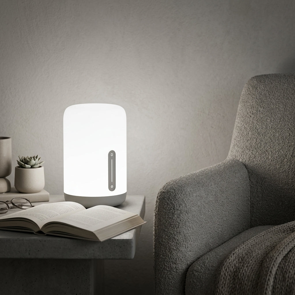 Smart Bedside Lamp with App, Voice & Touch Control