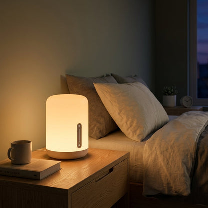 Smart Bedside Lamp with App, Voice & Touch Control