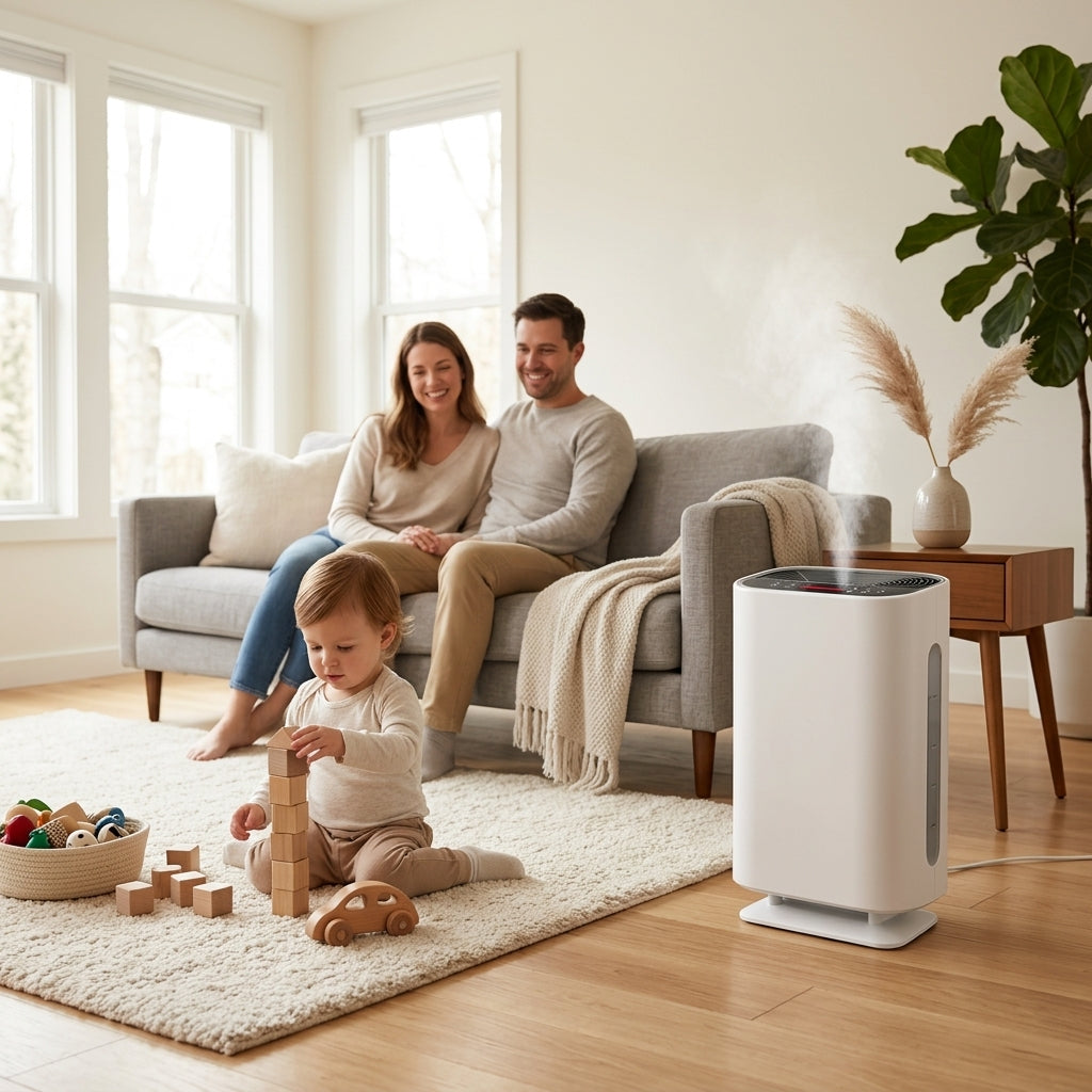 Smart Home Air Humidifier with App Control & 1-Year Warranty