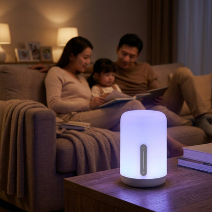 Smart Bedside Lamp with App, Voice & Touch Control