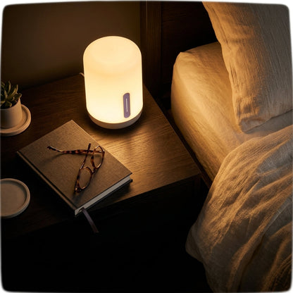 Smart Bedside Lamp with App, Voice & Touch Control