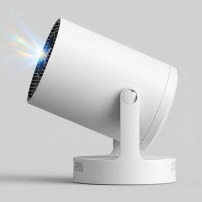 Portable Smart Projector with Android 14, Wi‑Fi & Auto Keystone