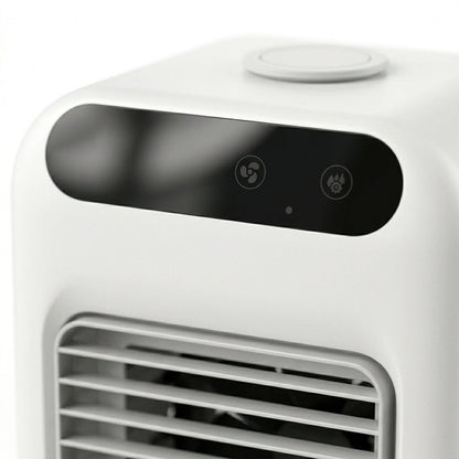 Portable Desktop Air Cooler & Humidifying Spray Fan